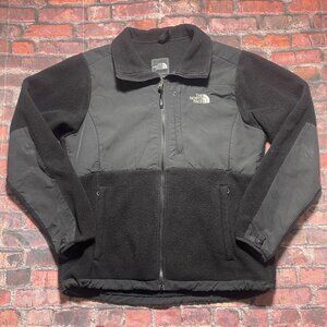 The North Face Denali Jacket Womens L Black Fleece Polartec Full Zip Outdoor Y2K
